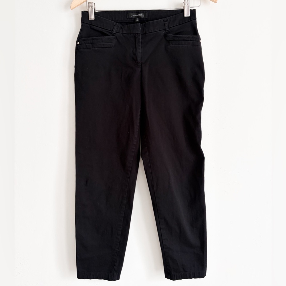Dynamite Black Tailored Capri Pants - Size 2 - Picture 2 of 7